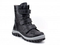 207ч (31-40) Аквелла (Akwella), ботинки зимние ортопедические с высоким берцем, натуральная шерсть, кожа, черный в Тюмени