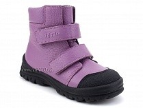 3381-700 Тотто (Totto), ботинки детские утепленные ортопедические профилактические, кожа, сиреневый. в Тюмени