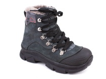 2644-А-02 (26-30) Миниколор (Minicolor), ботинки зимние детские ортопедические профилактические, нубук, натуральный мех, серый в Тюмени