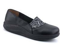 81-22-417/58Ч Рикосс (Ricoss) туфли для взрослых, кожа, черный, полнота 9 в Тюмени