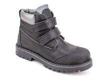 750-49 (31-36) Миниколор (Minicolor), ботинки детские демисезонные ортопедические профилактические, кожа, байка, черный в Тюмени
