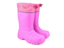 329110-04 Нордман Кидс (Nordman Kids), сапоги резиновые детские eva со съемным меховым вкладышем, розовый в Тюмени