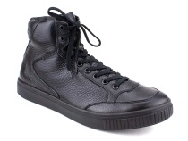 7511Б ШагоВита (Shagovita), ботинки детские  профилактические, кожа, байка, черный в Тюмени