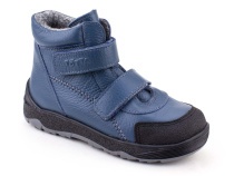 2458-702 Тотто (Totto), ботинки детские утепленные ортопедические профилактические, кожа, джинс в Тюмени