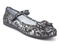 36-250 Азрашуз (Azrashoes), туфли подростковые ортопедические профилактические, кожа, черный, серебро в Тюмени