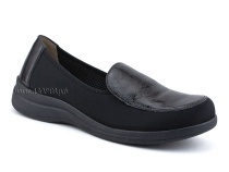 84-52Т-22-402/30 Рикосс (Ricoss) туфли для взрослых, кожа, лак, текстиль, черный, полнота 9 в Тюмени