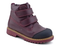 505-MSБ (31-36) Минишуз (Minishoes), ботинки ортопедические профилактические, демисезонные неутепленные, кожа, бордовый в Тюмени